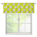 Japanese Lucky Cat Cartoon Print Window Valance