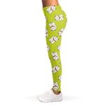 Japanese Lucky Cat Cartoon Print Women's Leggings