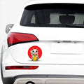Japanese Lucky Cat Maneki Neko Print Car Sticker