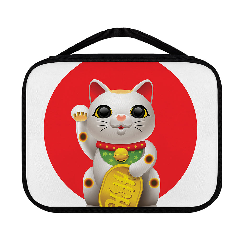 Japanese Lucky Cat Maneki Neko Print Classic Bible Case
