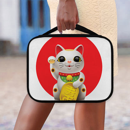 Japanese Lucky Cat Maneki Neko Print Classic Bible Case