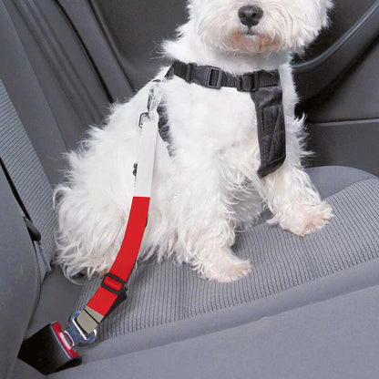 Japanese Lucky Cat Maneki Neko Print Dog Seat Belt