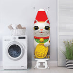 Japanese Lucky Cat Maneki Neko Print Ironing Board Cover
