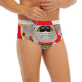 Japanese Lucky Cat Maneki Neko Print Men's Briefs