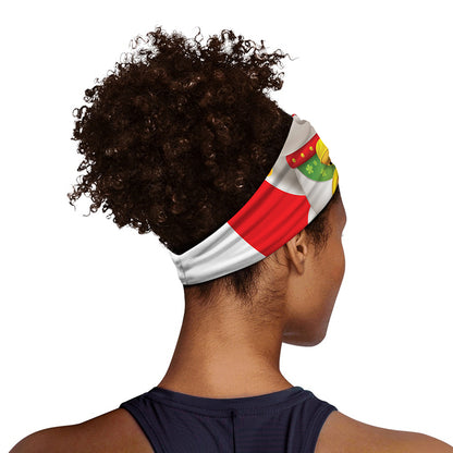 Japanese Lucky Cat Maneki Neko Print Sports Headband