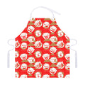 Japanese Lucky Cat Pattern Print Adjustable Apron