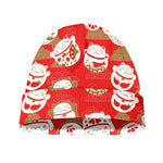 Japanese Lucky Cat Pattern Print Beanie