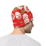 Japanese Lucky Cat Pattern Print Beanie