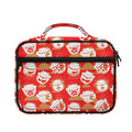 Japanese Lucky Cat Pattern Print Briefcase Bible Bag
