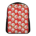 Japanese Lucky Cat Pattern Print Casual Backpack