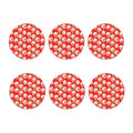 Japanese Lucky Cat Pattern Print Coaster Set