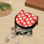 Japanese Lucky Cat Pattern Print Coin Purse