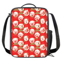 Japanese Lucky Cat Pattern Print Crossbody Lunch Bag
