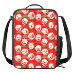 Japanese Lucky Cat Pattern Print Crossbody Lunch Bag