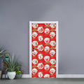 Japanese Lucky Cat Pattern Print Door Sticker