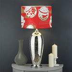 Japanese Lucky Cat Pattern Print Drum Lamp Shade