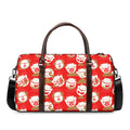 Japanese Lucky Cat Pattern Print Duffel Bag