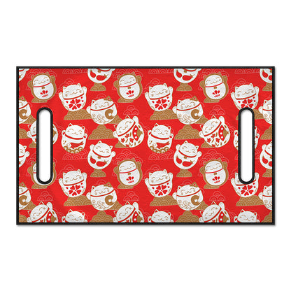 Japanese Lucky Cat Pattern Print Golf Cart Seat Cover
