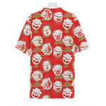 Japanese Lucky Cat Pattern Print Hawaiian Shirt