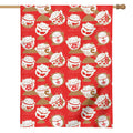 Japanese Lucky Cat Pattern Print House Flag
