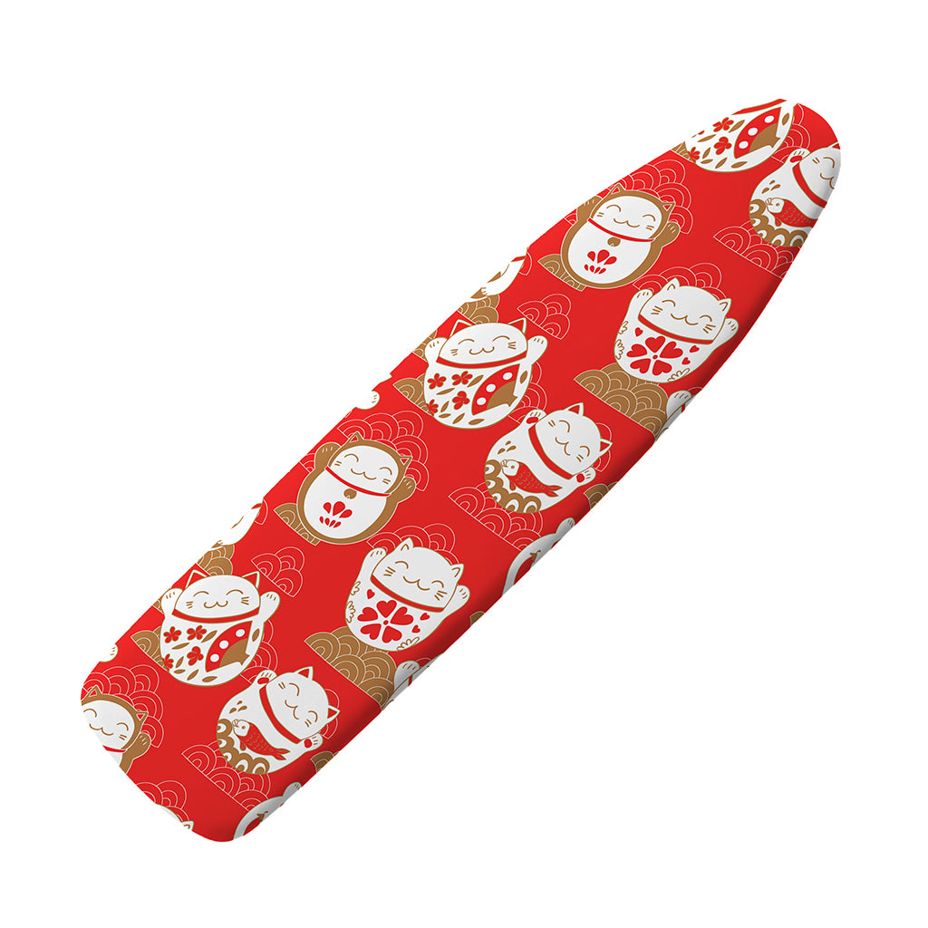 Japanese Lucky Cat Pattern Print Ironing Board Cover