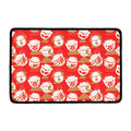 Japanese Lucky Cat Pattern Print Kitchen Mat