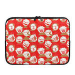 Japanese Lucky Cat Pattern Print Laptop Sleeve