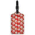 Japanese Lucky Cat Pattern Print Luggage Tag