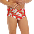Japanese Lucky Cat Pattern Print Men's Briefs