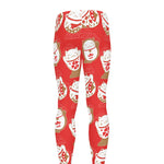 Japanese Lucky Cat Pattern Print Men's leggings