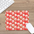 Japanese Lucky Cat Pattern Print Mouse Pad