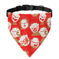 Japanese Lucky Cat Pattern Print Over The Collar Dog Bandana