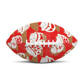 Japanese Lucky Cat Pattern Print Rugby Ball