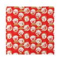 Japanese Lucky Cat Pattern Print Silk Bandana