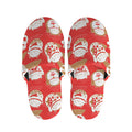 Japanese Lucky Cat Pattern Print Slippers