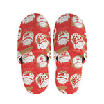 Japanese Lucky Cat Pattern Print Slippers