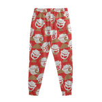 Japanese Lucky Cat Pattern Print Sweatpants