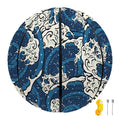 Japanese Ocean Wave Pattern Print Basketball