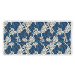 Japanese Ocean Wave Pattern Print Beach Towel