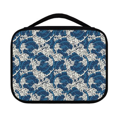 Japanese Ocean Wave Pattern Print Classic Bible Case