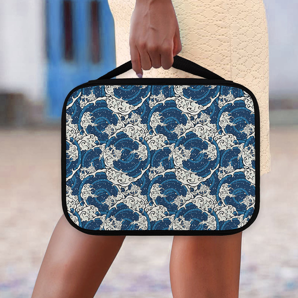 Japanese Ocean Wave Pattern Print Classic Bible Case