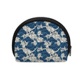 Japanese Ocean Wave Pattern Print Coin Purse