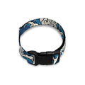 Japanese Ocean Wave Pattern Print Dog Collar