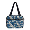 Japanese Ocean Wave Pattern Print Double Strap Bible Bag