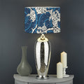 Japanese Ocean Wave Pattern Print Drum Lamp Shade
