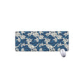 Japanese Ocean Wave Pattern Print Extended Mouse Pad