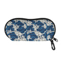 Japanese Ocean Wave Pattern Print Glasses Case