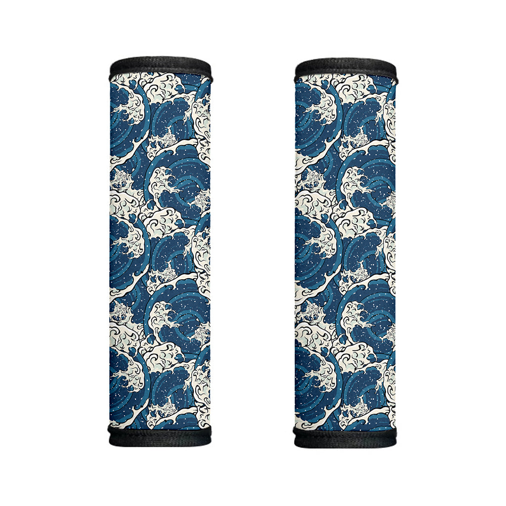 Japanese Ocean Wave Pattern Print Handle Covers
