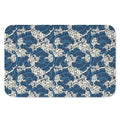 Japanese Ocean Wave Pattern Print Indoor Door Mat