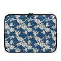 Japanese Ocean Wave Pattern Print Laptop Sleeve